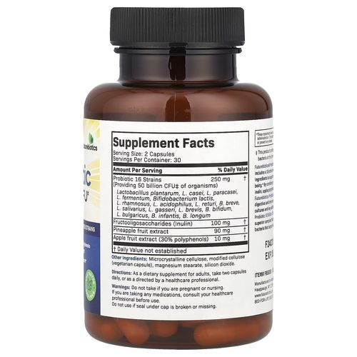 Probiotic Plus Prebiotic, 60 Vegetarian Capsules