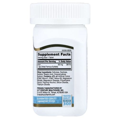 Iron, 65 Mg