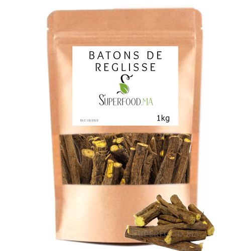 Racine De Reglisse 100 % Naturel Riche En Vitamines Et Mineraux