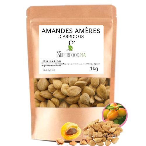 Amandes D'abricots Amères, Riche En Vitamine B17 Amygdaline 100% Naturel