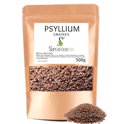 Graines Psyllium Blond Probiotic Ispaghul, Probiotique Intestins Colon