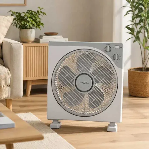 Ventilateur Box Fan 12” – 38w Avec Minuterie