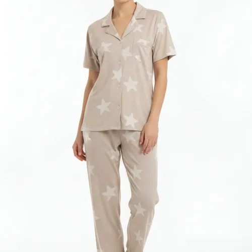 Ensemble De Pyjama À Motifs Étoilés