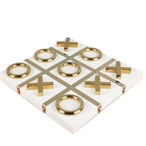 Jeux Xo Décoratif En Bois Et Métal Inoxydable
