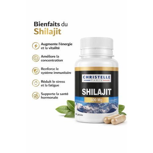 Shilajit 500mg Extrait Naturel Hautement Concentré 