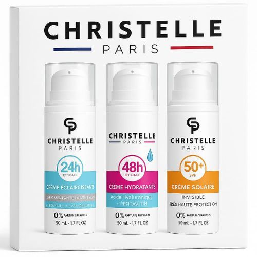 Coffret Soin Visage Éclaircissant Hydratant Et Protecteur