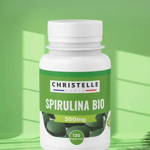 Spiruline Bio 500 mg – Vitalité et Beauté Naturelle