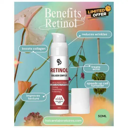Crème Visage au Rétinol Anti-Âge