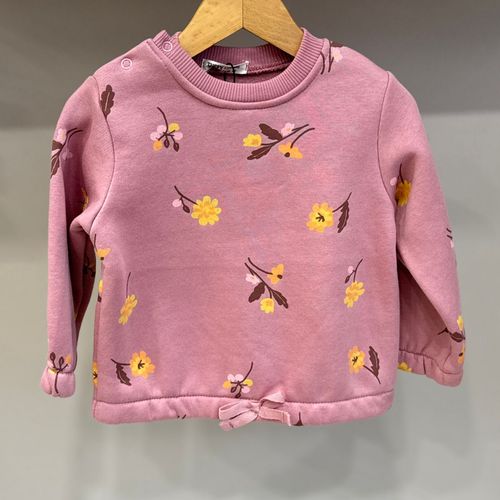 Pull Polaire Motif Fleurs