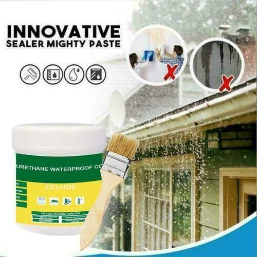 Mastic Étanche Transparent Pour Réparations Murales, Colle De Réparation Adhésive 500g, Avec Brosse