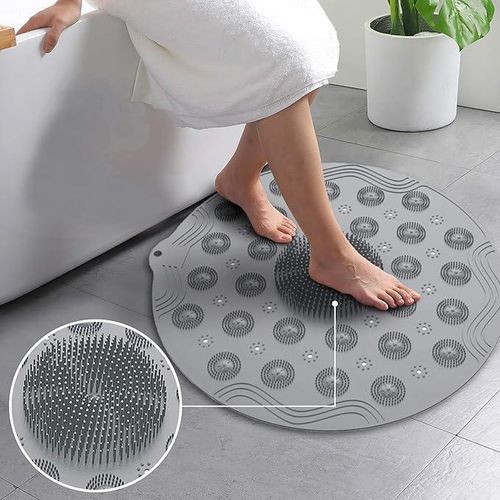 Tapis De Douche Rond Antidérapant