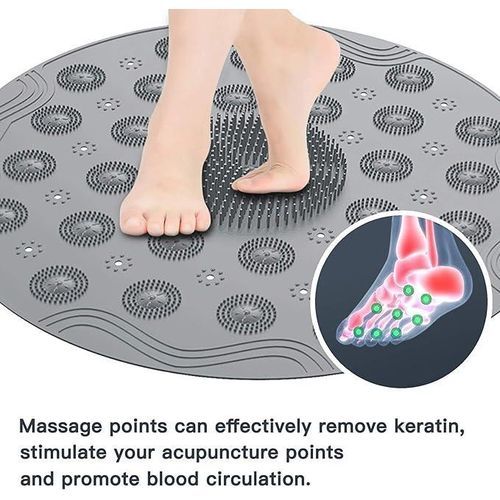 Tapis De Douche Rond Antidérapant