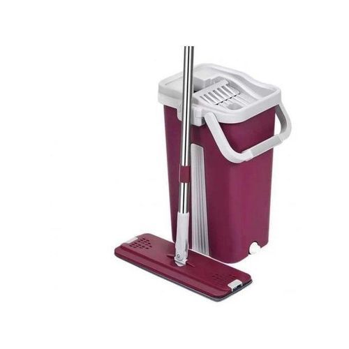 Vadrouille Pour Sol En Microfibre, Serpillière Seau 4 Tampons De Rechange