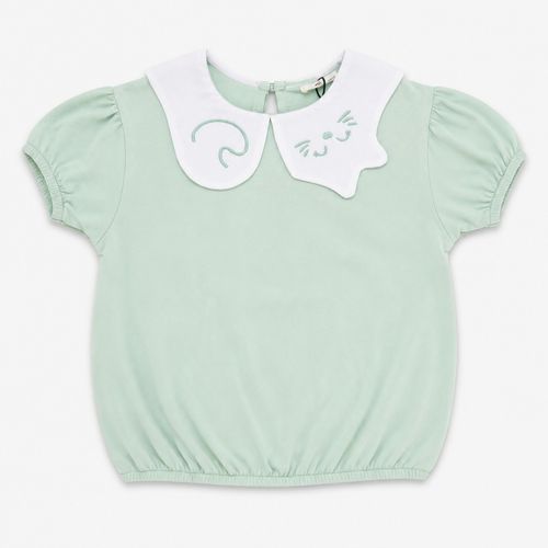 T-shirt Col Chat