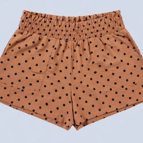 Short En Lin Avec Point
