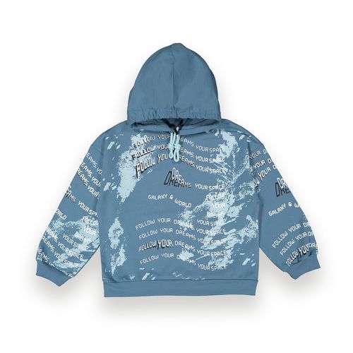 Pull Capuche Coton Follow Your Dreams