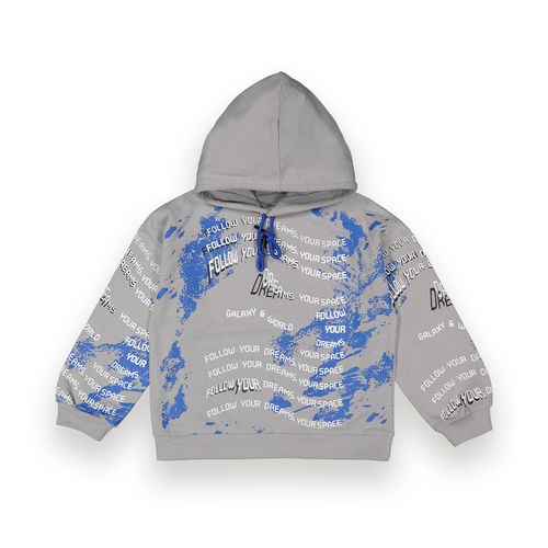 Pull Capuche Coton Follow Your Dreams