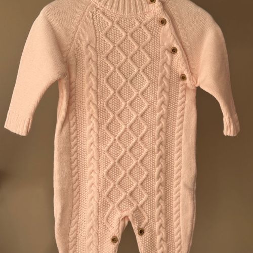 Grenouillère Tricot Avec Bouton