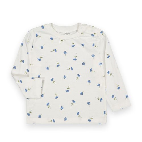 Pull Coton Motif Fleurs