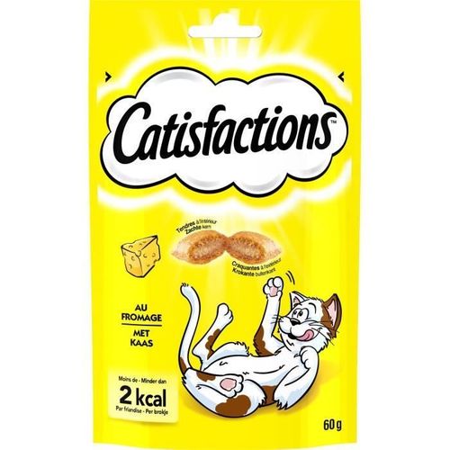 Catisfactions Friandises Au Fromage Pour Chats 60g
