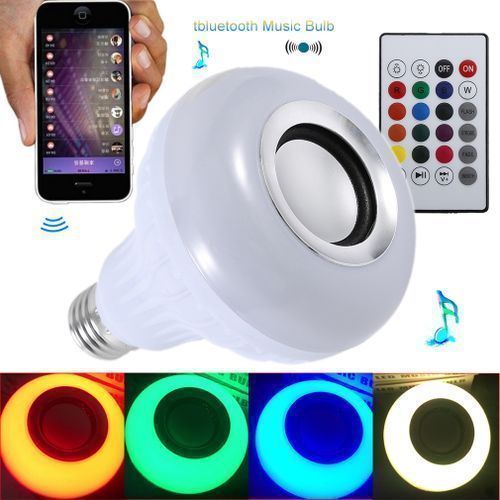 Led Lamp Music Ampoule Avec Haut-parleur Bluetooth