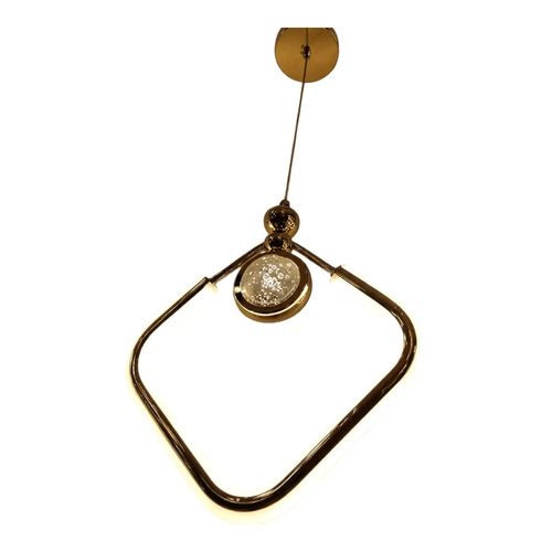 Suspension LED en acrylique et métal — Doré