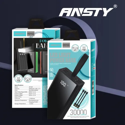 Power Bank Capacite 30000mah Fast Charging