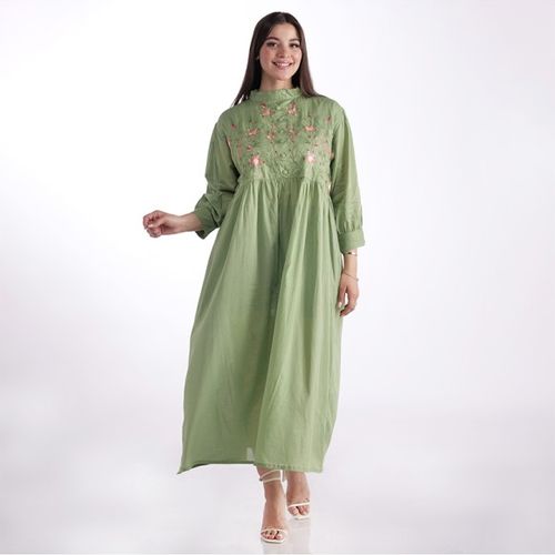 Robe Maxi Brodée