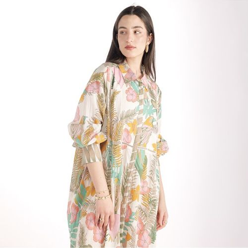 Robe Chemise Tropicale