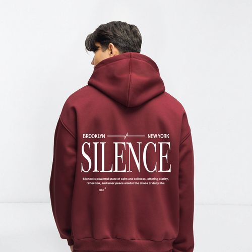 Hoodie Unisexe « SILENCE » – Sweat à Capuche Streetwear