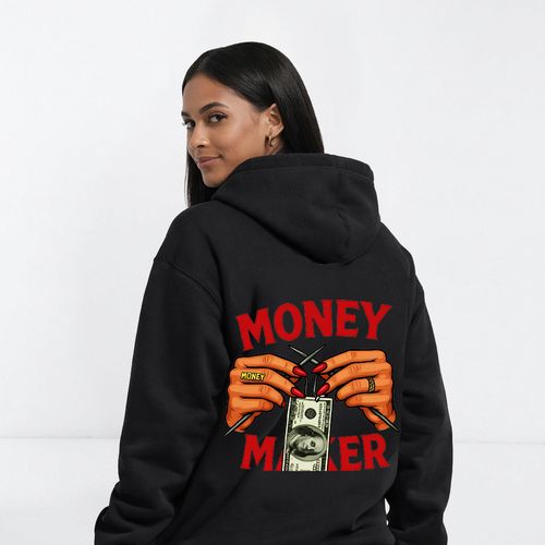 Hoodie Unisexe Money Maker – Sweat à Capuche Streetwear
