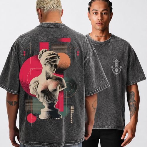 T-Shirt Oversize “Retro ” – délavée