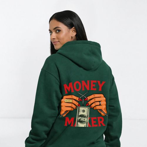 Hoodie Unisexe Money Maker – Sweat à Capuche Streetwear