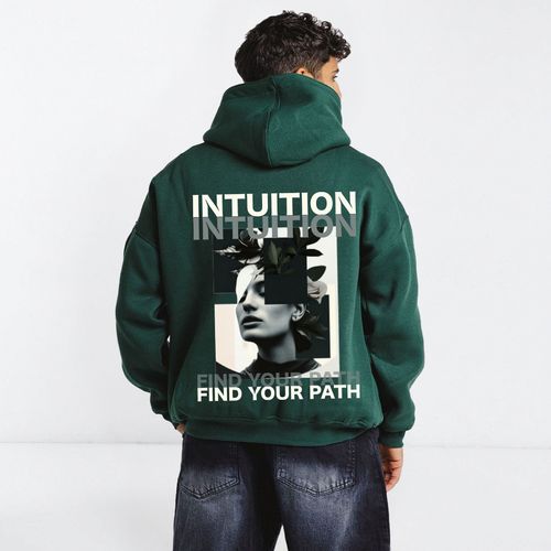Hoodie Unisexe « Intuition » Sweat à Capuche avec Design Artistique