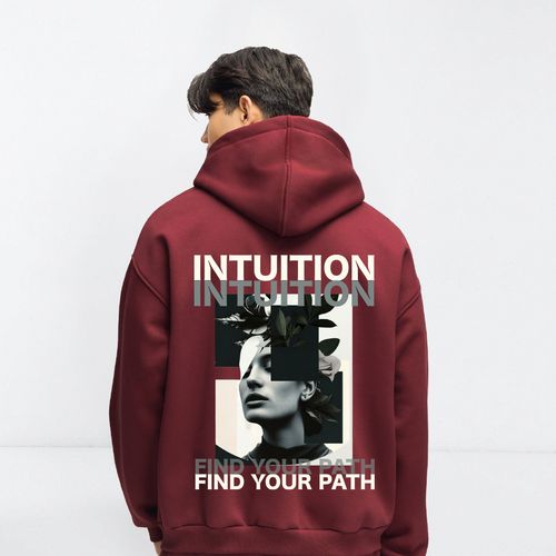 Hoodie Unisexe « Intuition » Sweat à Capuche avec Design Artistique