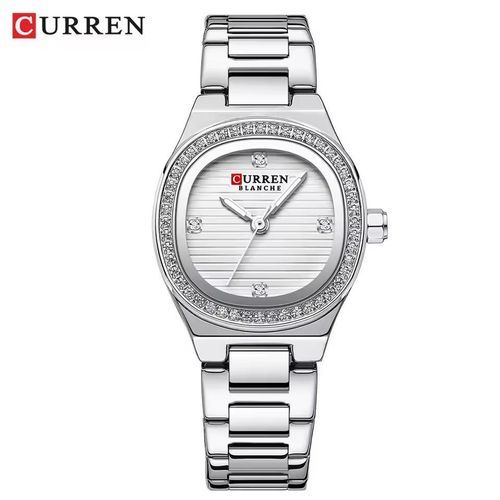 Montre Pour Femme Décontracté Cristal 3 Mains Quartz Montre-bracelet