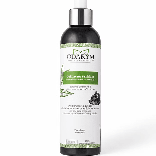 Gel Lavant Purifiant Au Charbon Active & Arbre A The