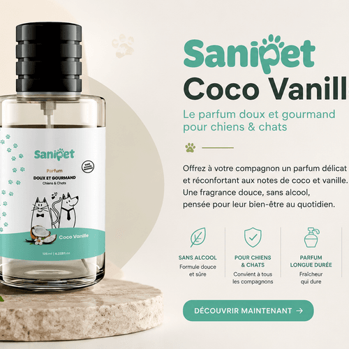 Sanipet Coco Vanille – Parfum Premium Pour Chiens &amp; Chats