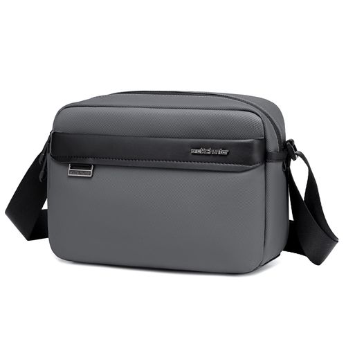 Sac bandoulière rectangulaire compact avec fermeture éclair pour usage quotidien