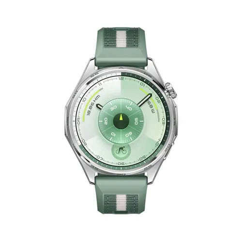 Watch Gt 6 46mm Green Woven – Montre Connectée Premium Gps Amoled