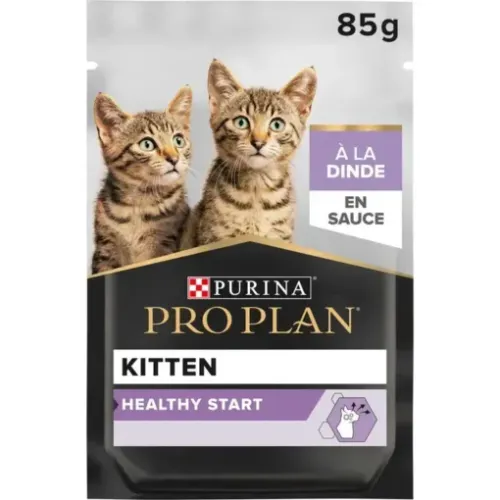 Pro Plan Kitten Healthy Start Dinde En Sauce (85gx10)