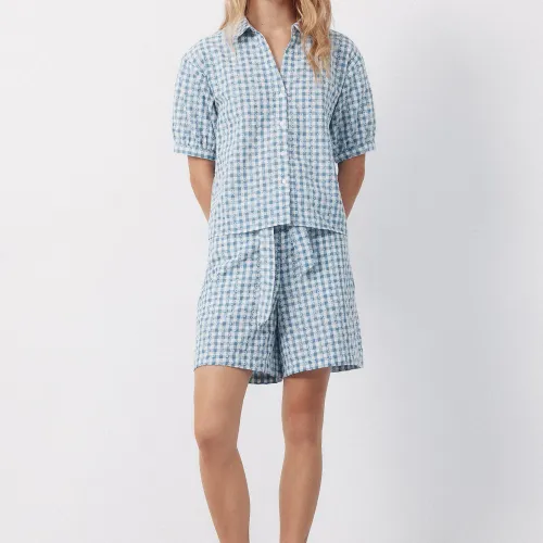 Blouse Brodée Vichy
