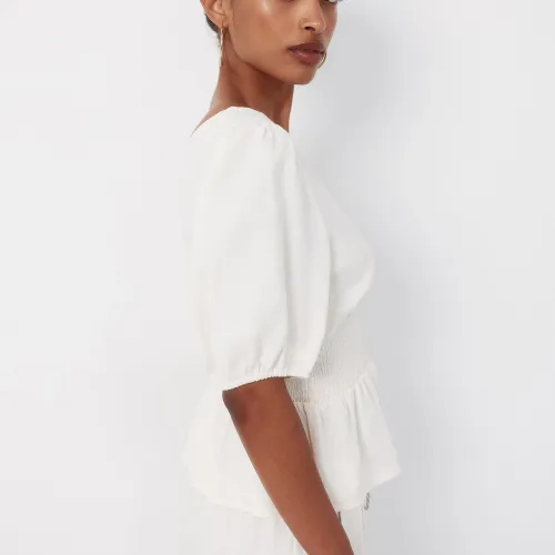 Blouse Top Col V