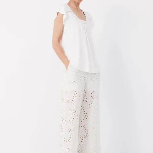 Pantalon Brodé Pour Femme