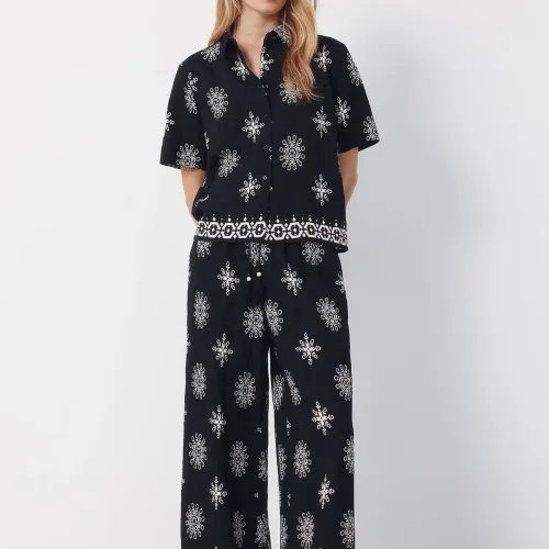Pantalon Ample Imprimé