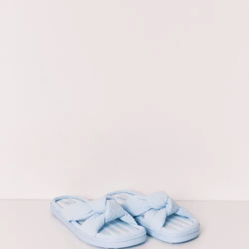 Pantoufles À Nœud