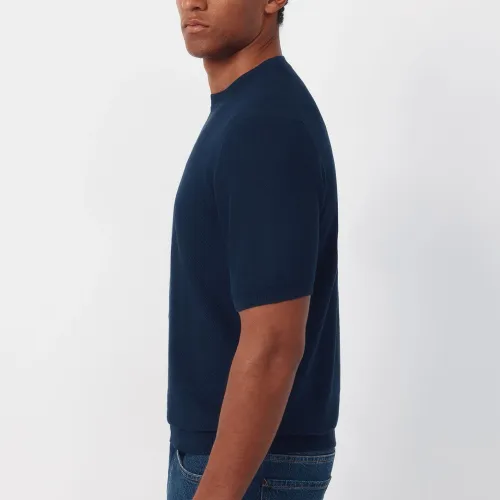 T-shirt Court En Tricot