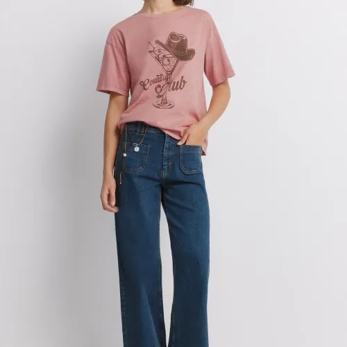 T-shirt En Coton Country Club