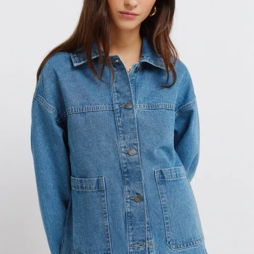 Veste En Jean Oversize