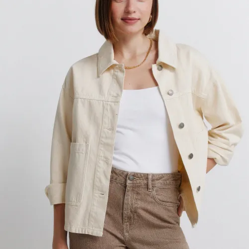 Veste En Jean Oversize Colorée